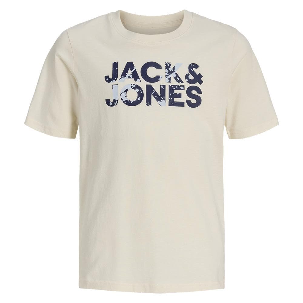 T-shirt Blanc Garçon Jack & Jones Corp Splashs 1