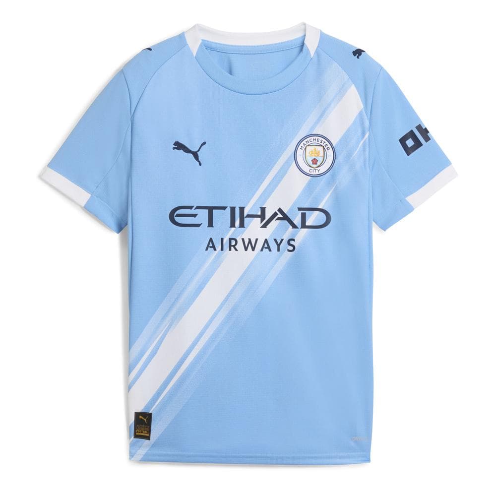 MANCHESTER CITY Maillot de Football Bleu Garçon Puma 25/26 1