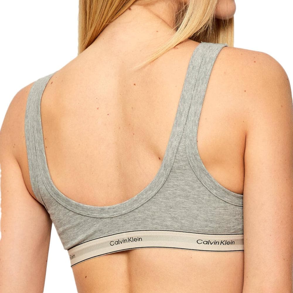 Brassière Grise Femme Calvin Klein Jeans Unlined 2