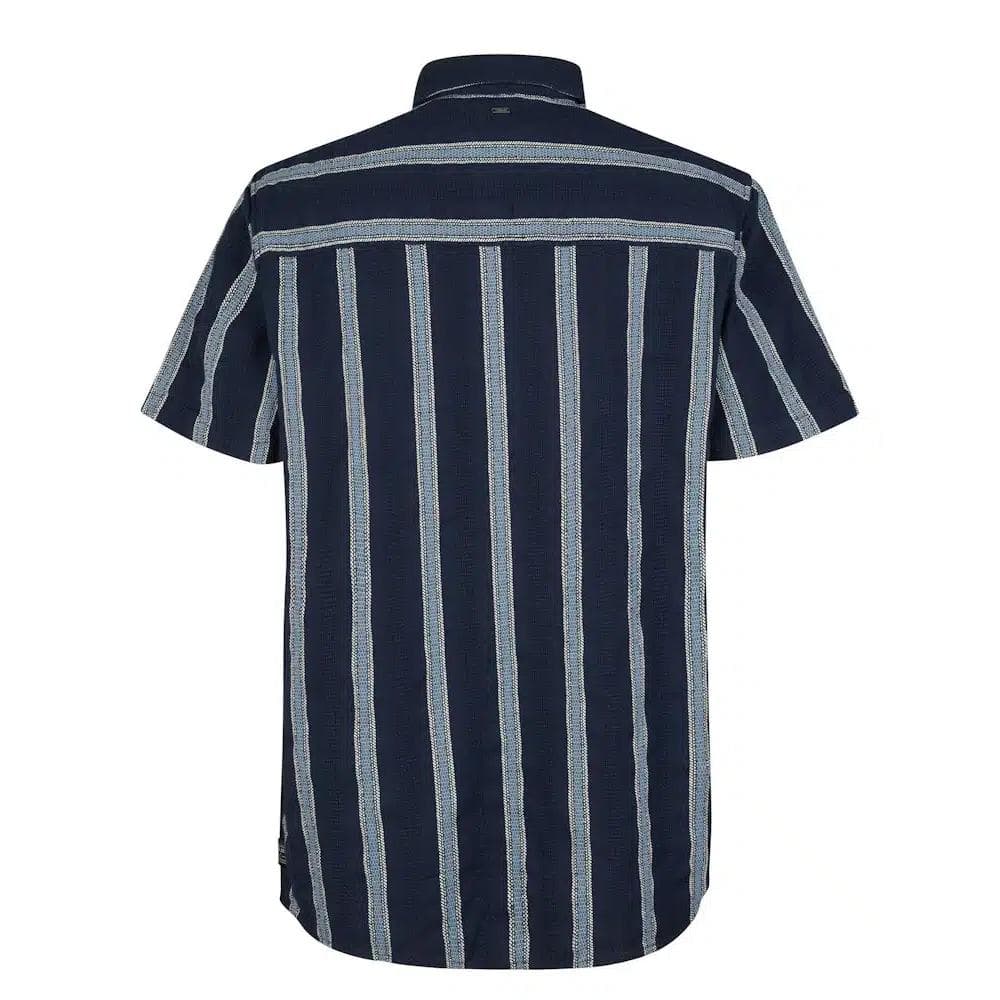 Chemise Marine/Blanc Homme Petrol Industries Sleeve 2