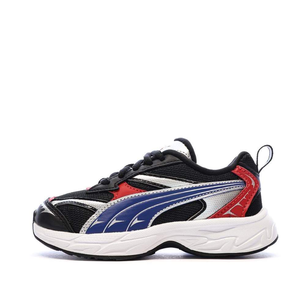Baskets Noir/Rouge Garçon Puma Morphic Techie 1