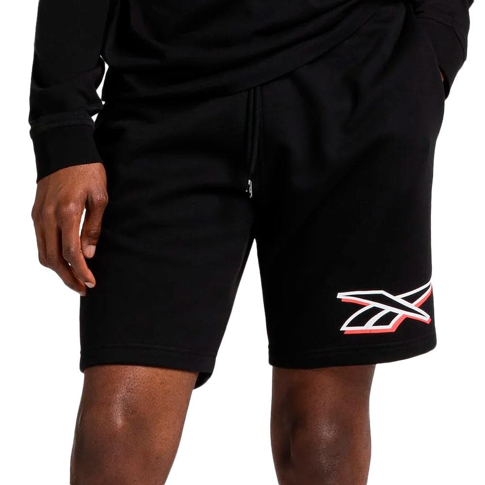 Short Noir Homme Reebok Vector 1