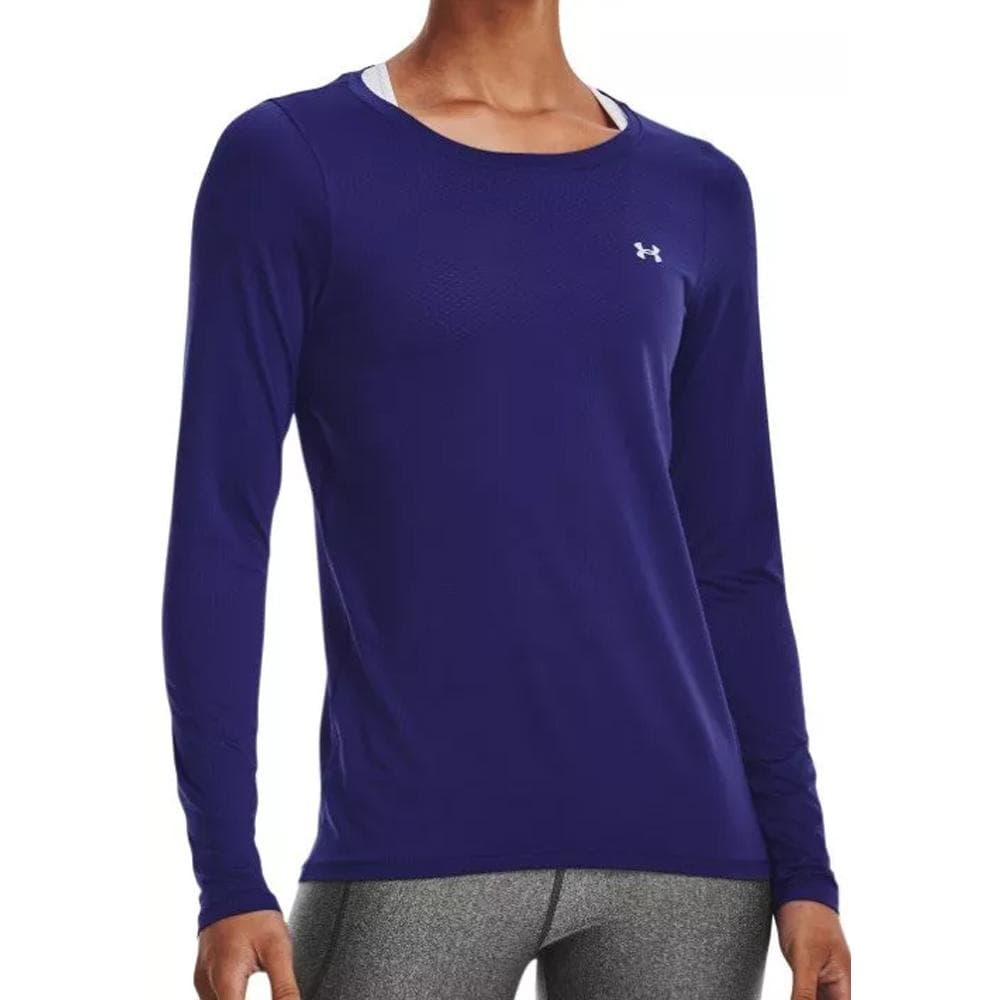T-shirts Manches Longues Violet Femme Under Armour Armour Long Sleeve 1