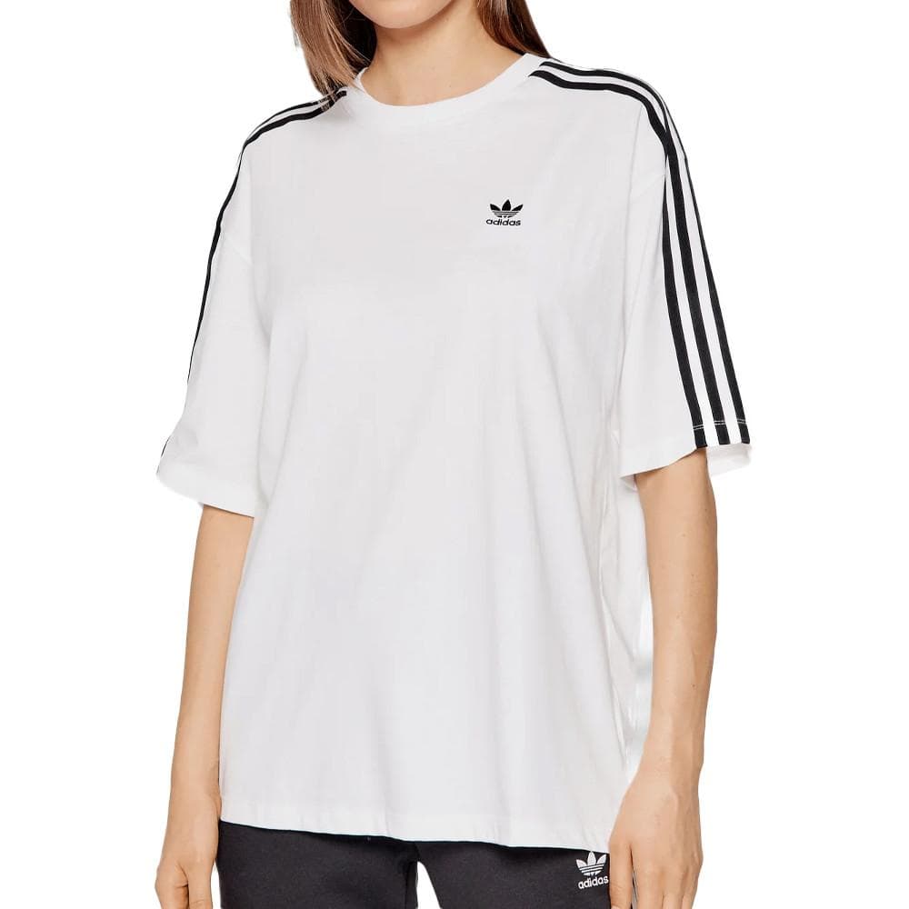 T-shirt Oversized Blanc Femme Adidas H37796 1
