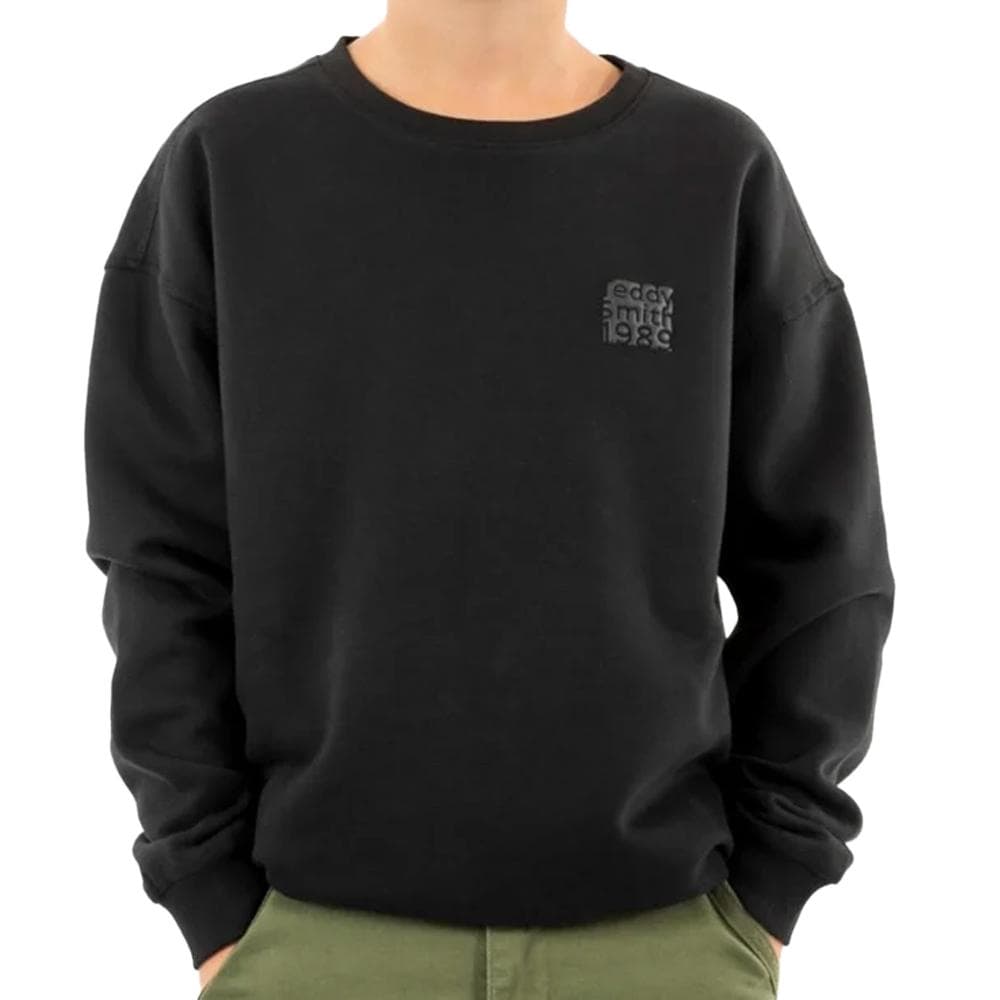 Sweat Noir Garçon Teddy Smith Squa 1