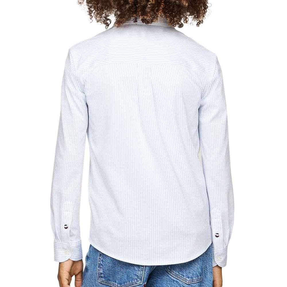 Chemise Blanche/Bleu Garçon Tommy Hilfiger Allover 2
