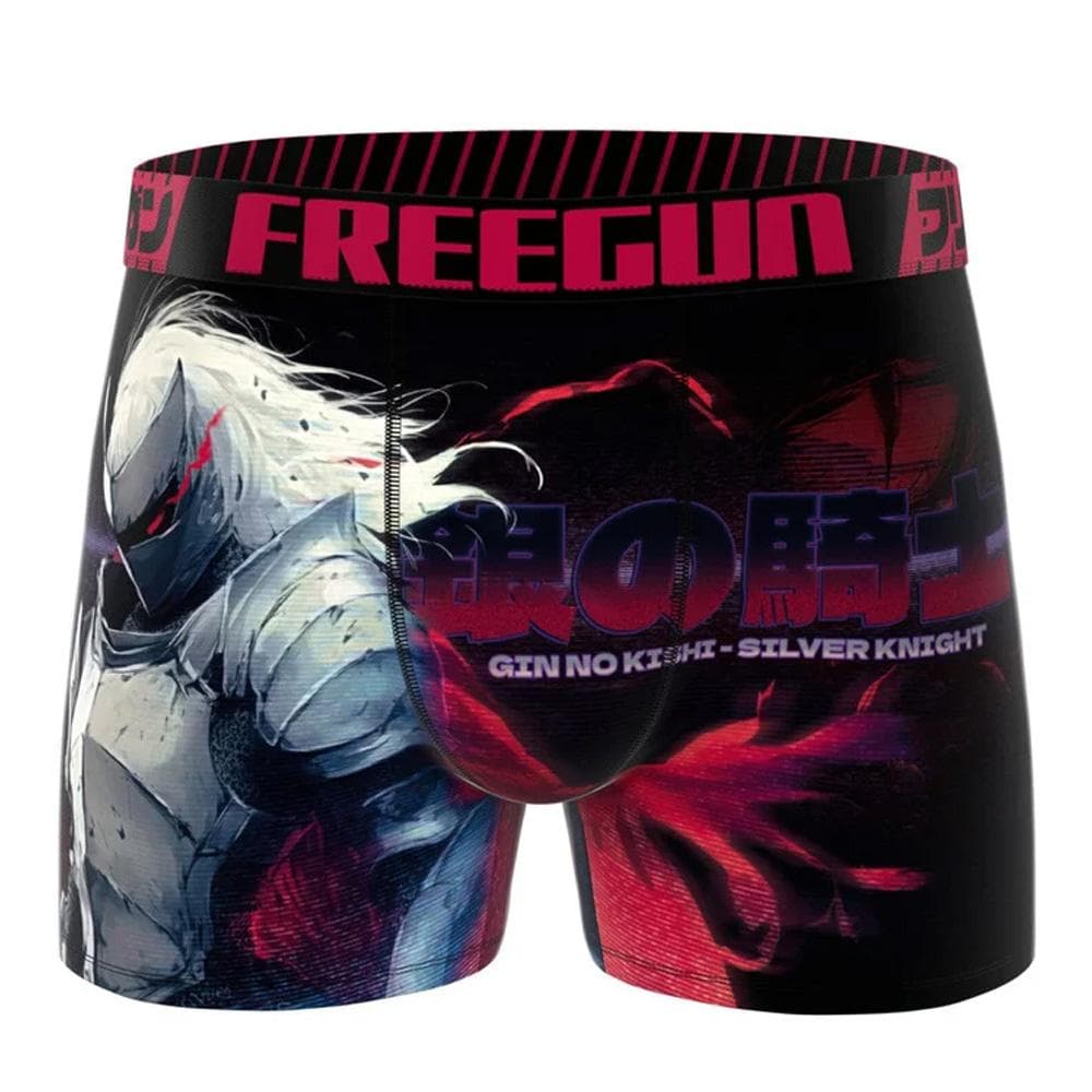 Boxer Noir/Rose Garçon Freegun Monstre 1