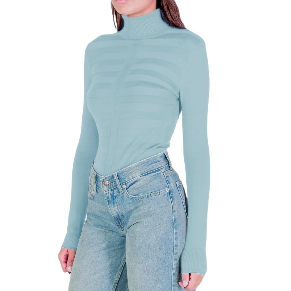 Pull Bleu Menthe Femme Morgan MENTHYO 1