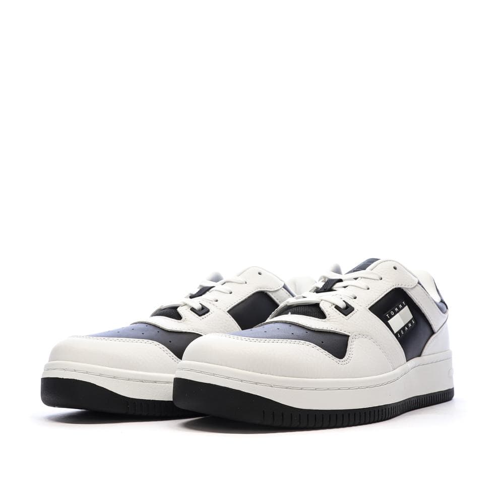 Baskets Blanches/Noires Homme Tommy Hilfiger Tjm Retro Basket 6