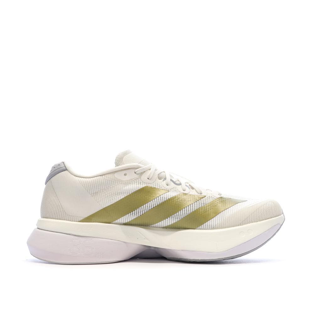 Chaussures Running Blanc/Doré Adidas Adizero Boston 13 2