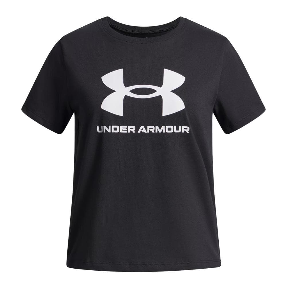 T-Shirt Noir Fille Under Armour Big Logo 1