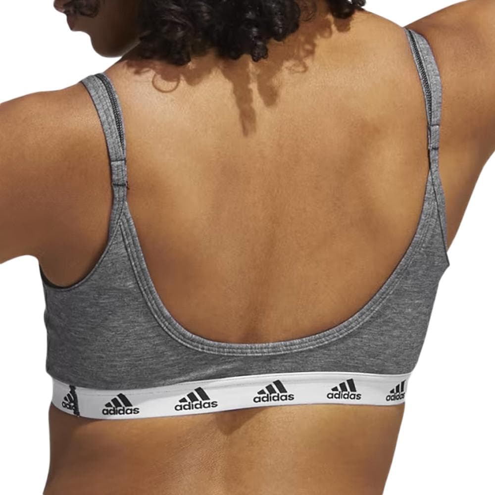 Brassière Grise Femme Adidas Pureb 2