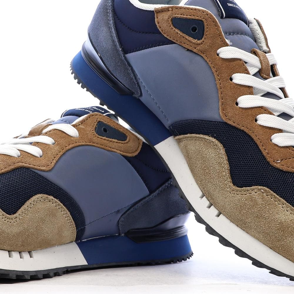 Baskets Marine/Camel Homme Pepe Jeans London Class M 7
