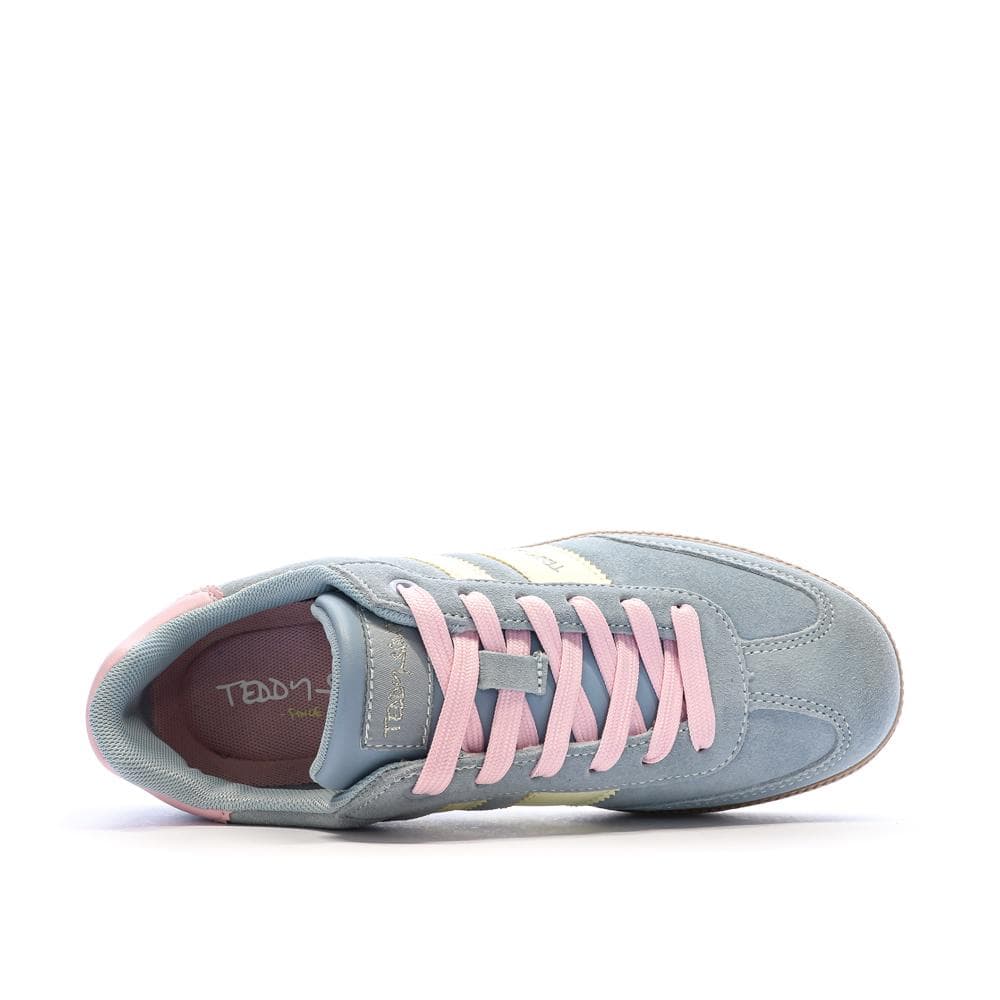 Baskets Bleu/Jaunes Femme Teddy Smith 120123 4