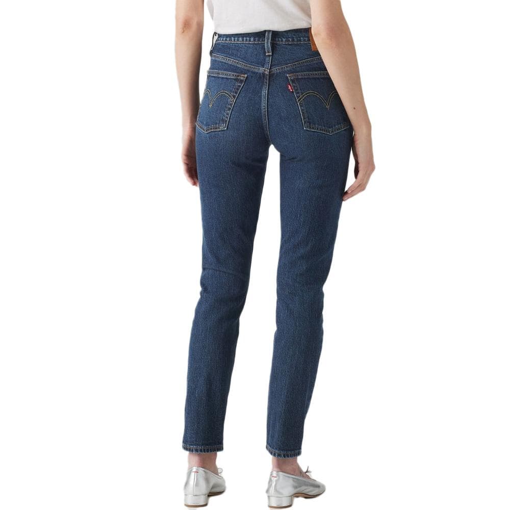 Jeans 501 Bleu Foncé Femme Levi's 501 Indigo Worn 2