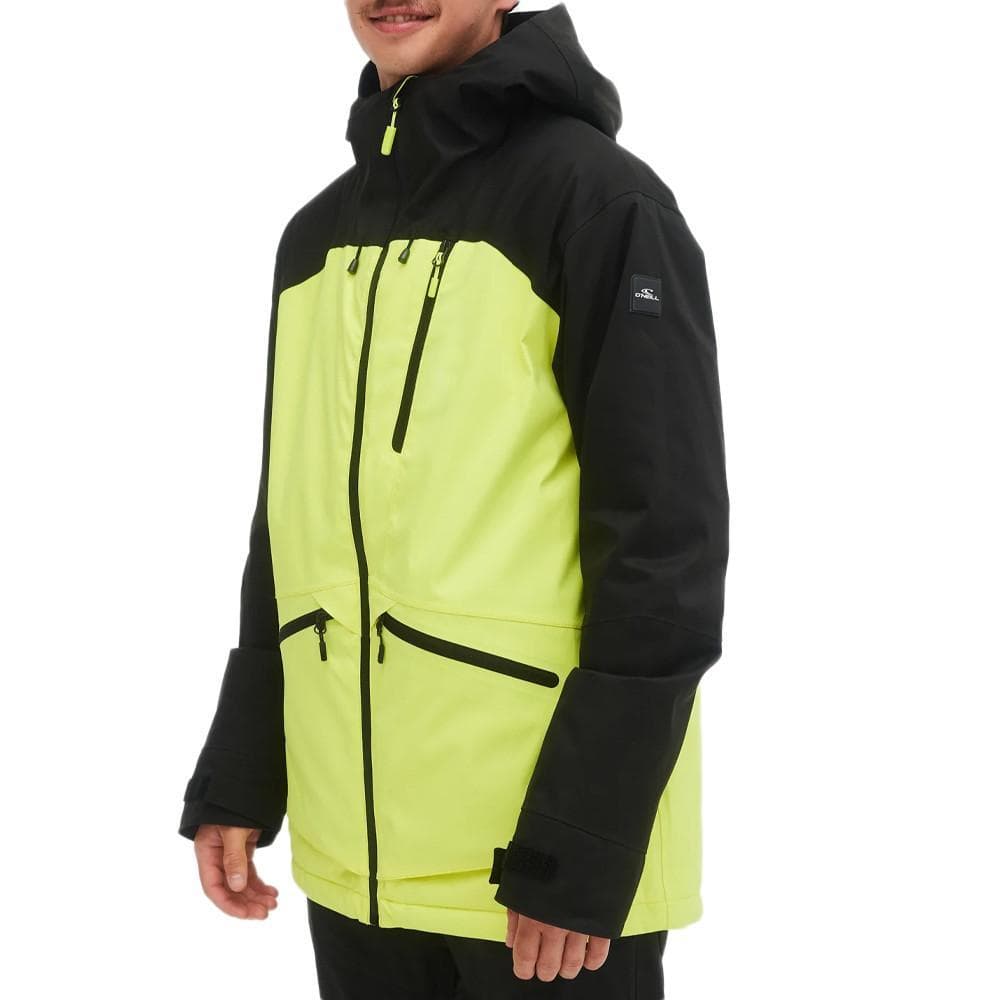 Manteau de ski Jaune Fluo/Noir Homme O'Neill Total Disorder 1