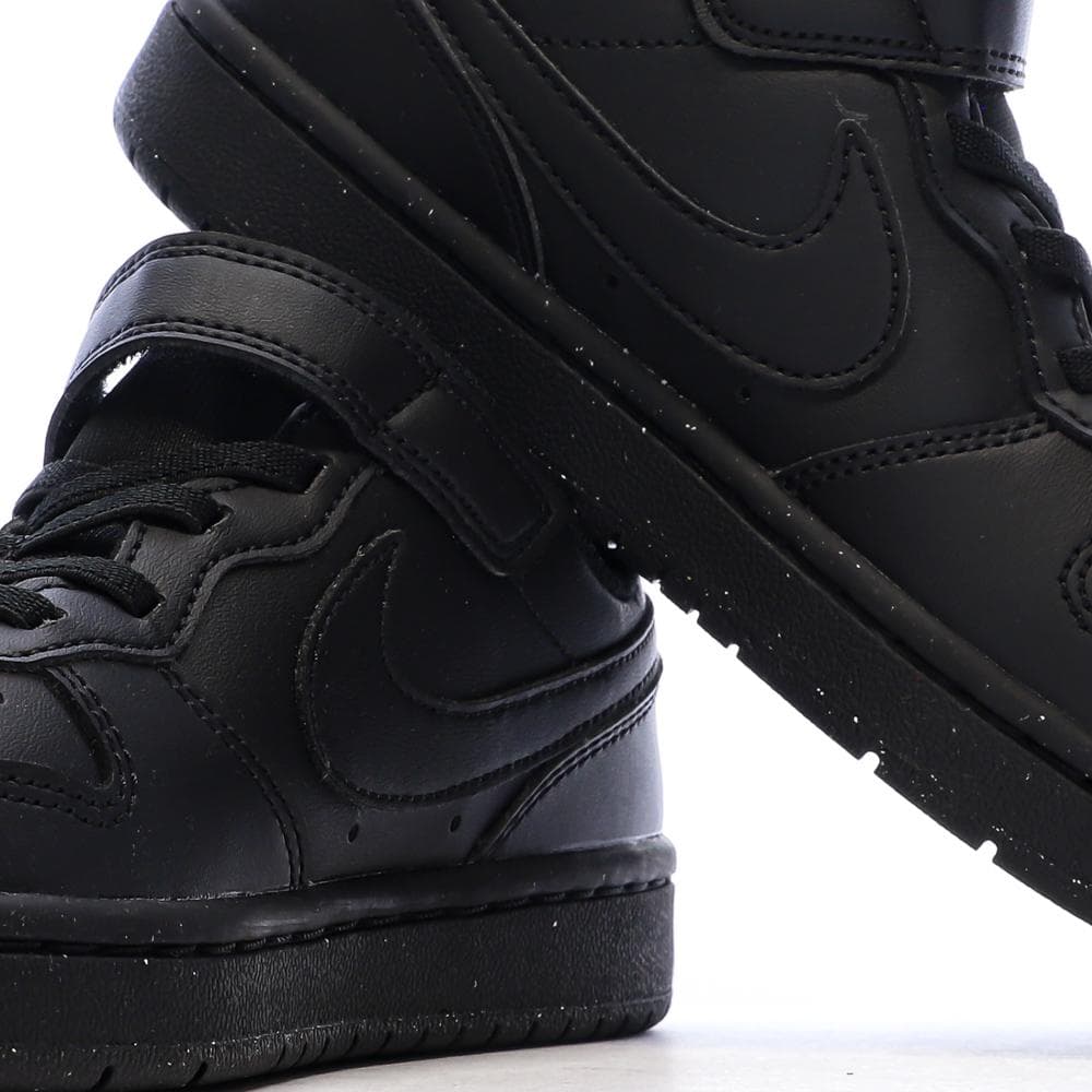 Baskets Noires Garçon Nike Court Borough Low Recraft 7