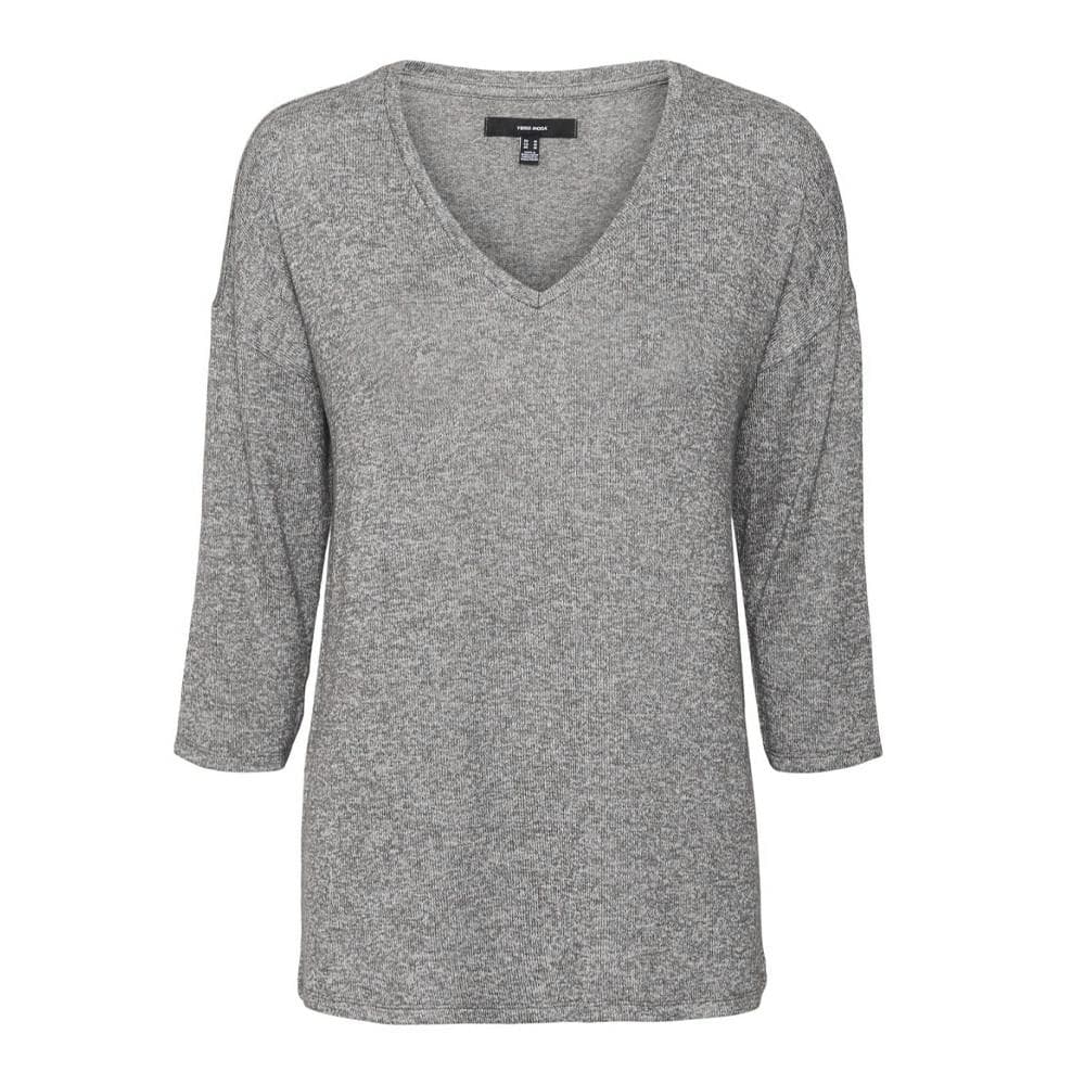 Pull Gris Femme Vero Moda Brianna 3/4 1