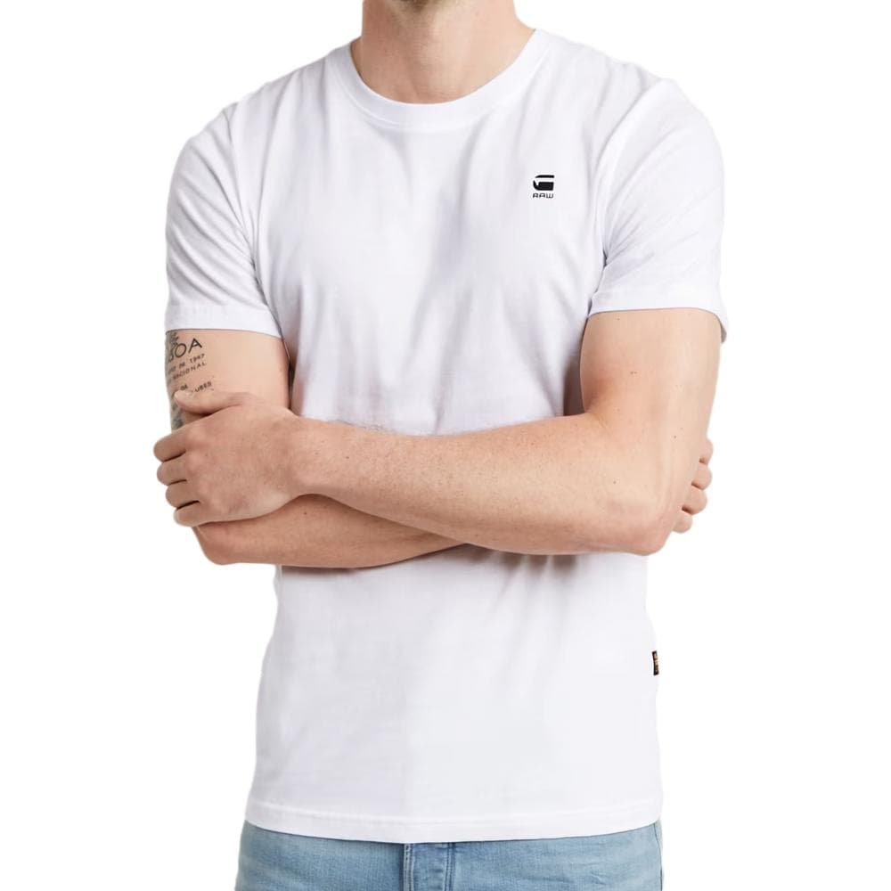 T-shirt Blanc Homme G-Star Raw D25949 1
