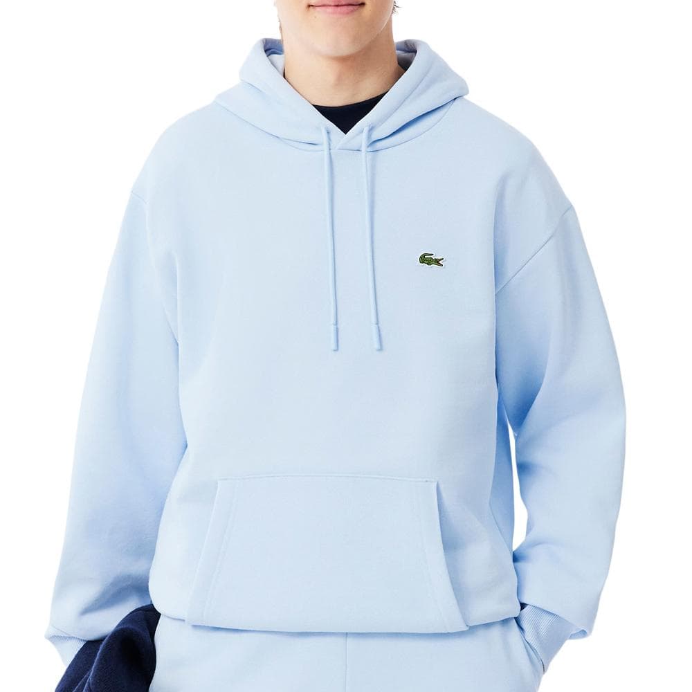 Sweat à Capuche Bleu Ciel Homme Lacoste SH8863 1