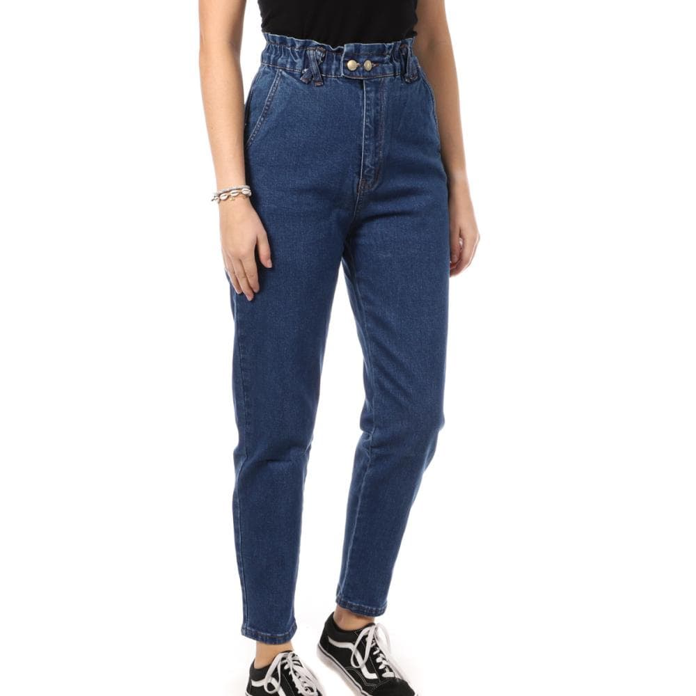 Jean Bleu Femme Monday Premium Mom Fit 1