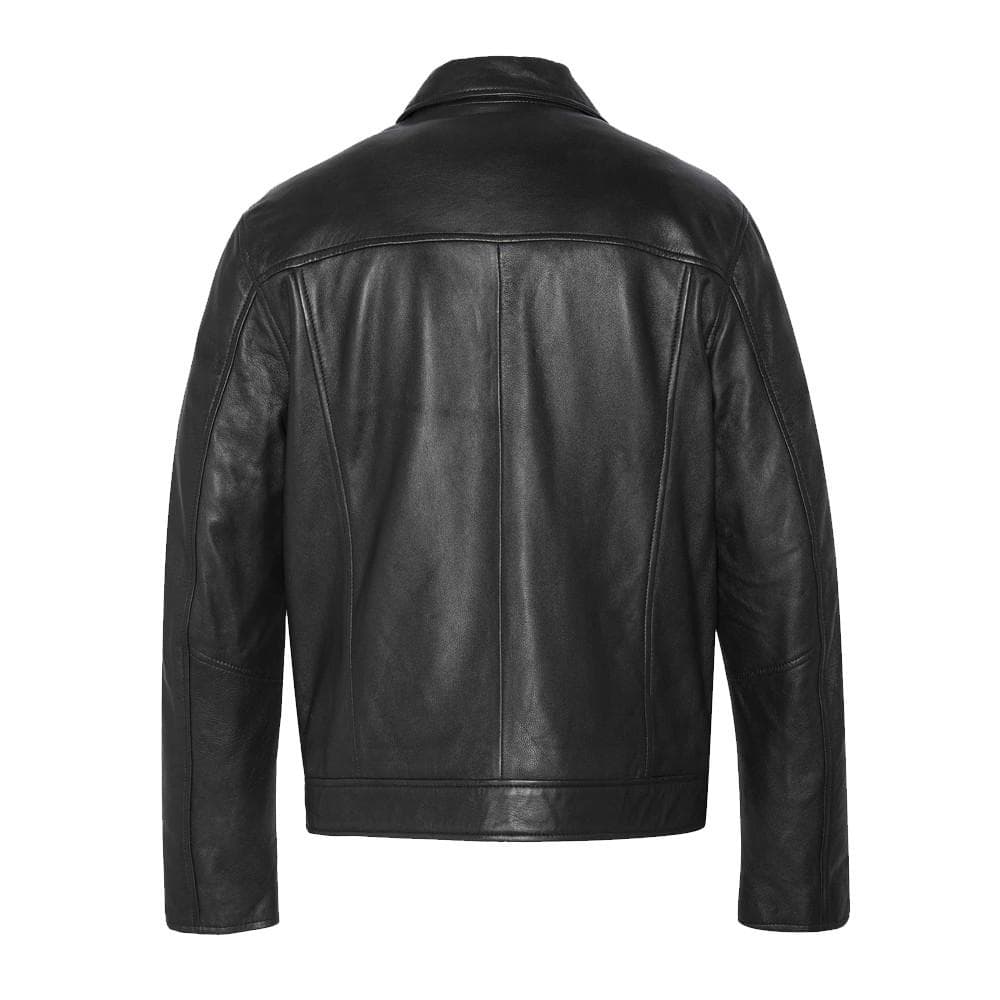 Blouson cuir Noir Homme Schott Mens Leather Jacket Schott 2