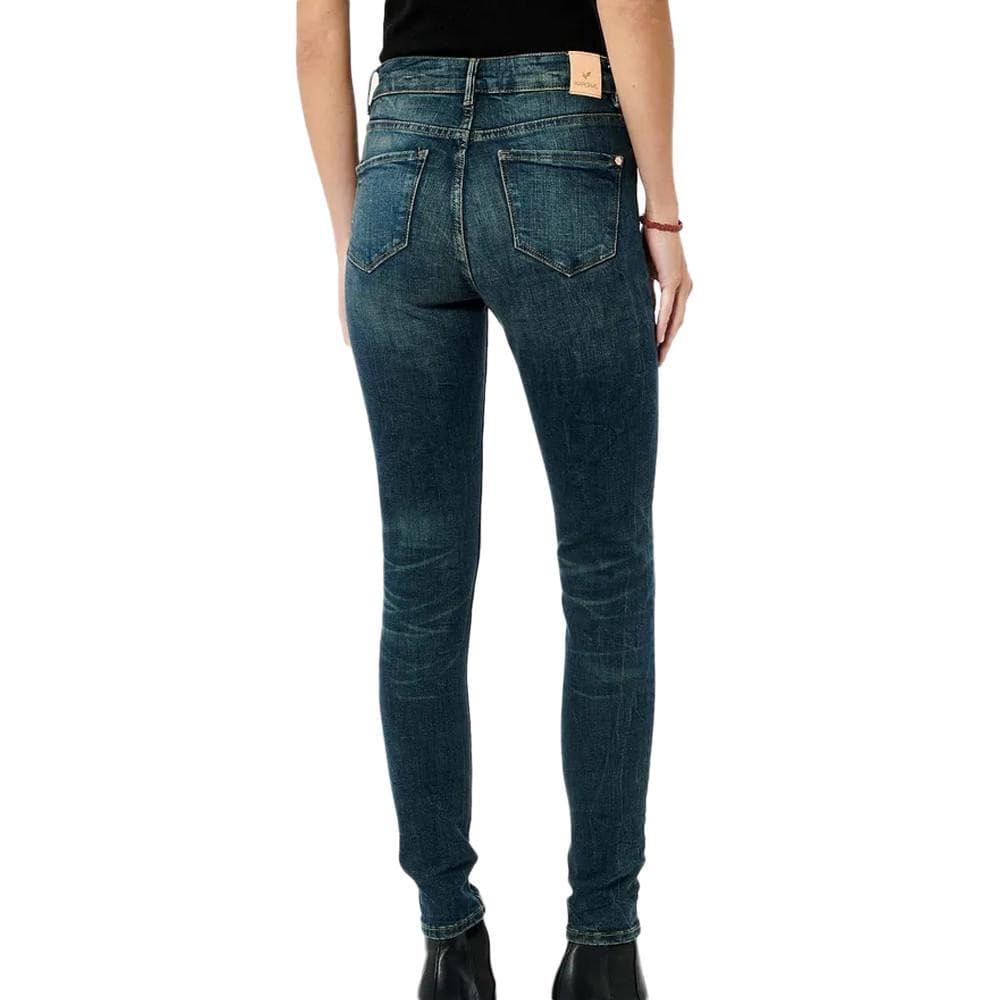 Jean Slim Bleu Brut Femme Kaporal Elekte 2