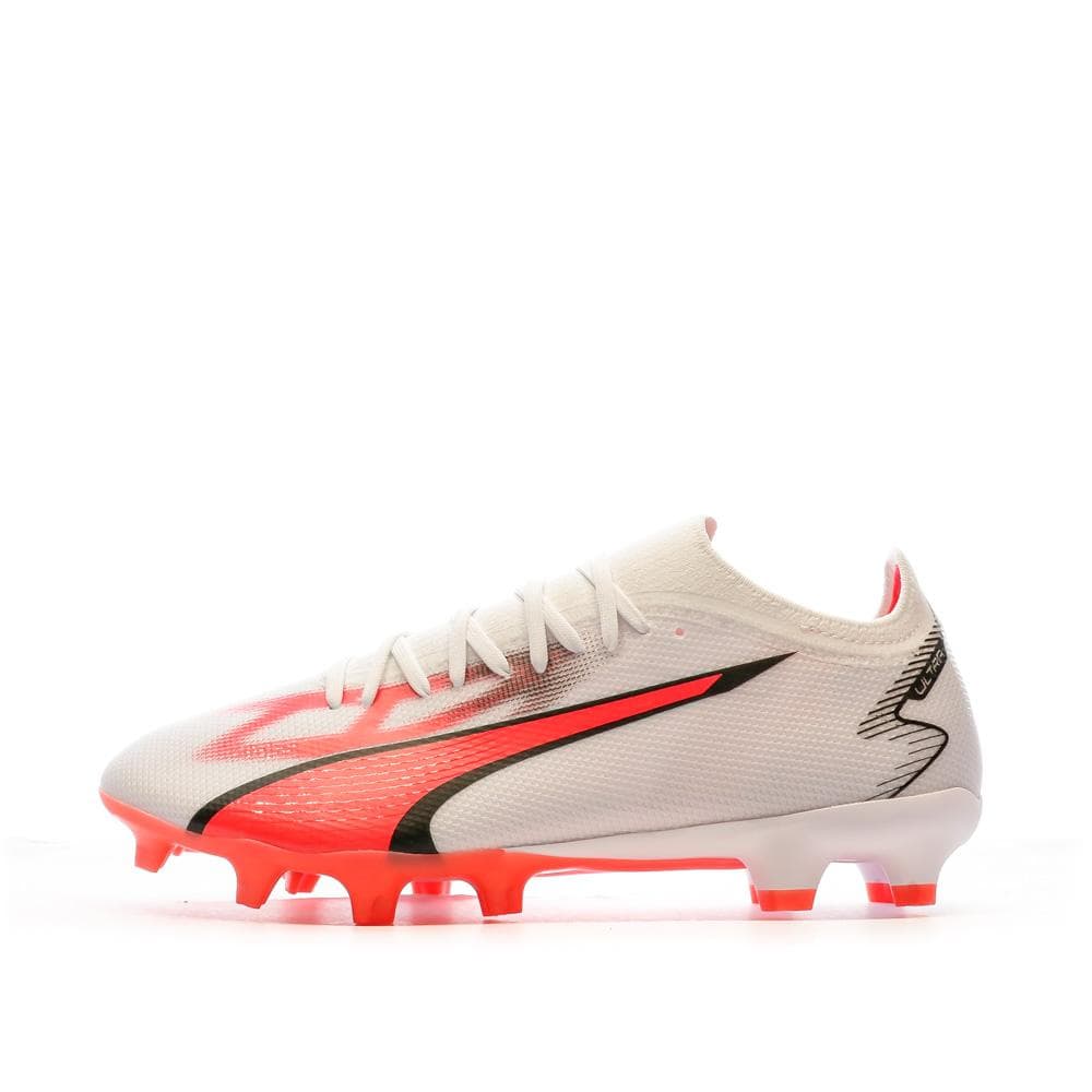 Chaussures de football Blanc/Rouge/Noir Homme Puma Ultra Match 107347-01 1