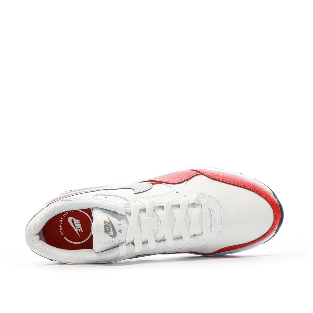 Baskets Blanches/Rouge Homme Nike Air Max 4