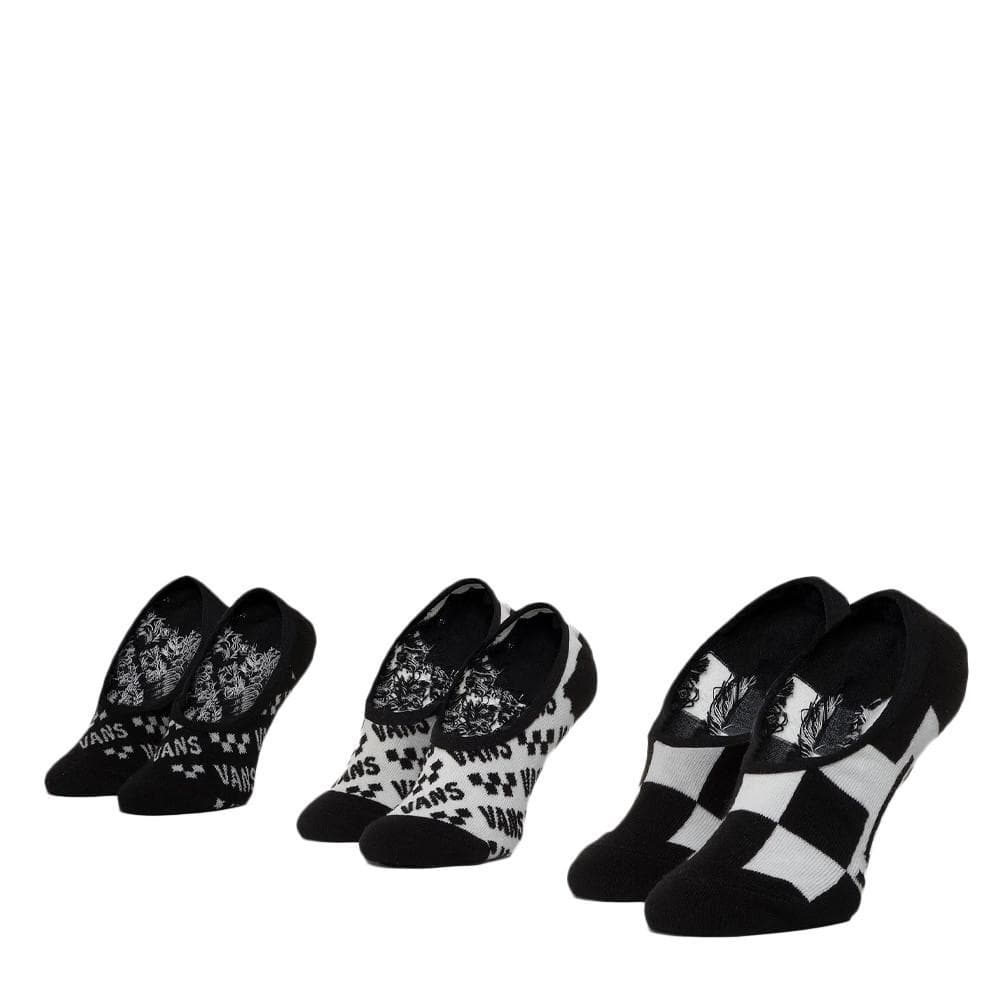 Chaussettes Noires/Blanches Femme Vans Brand Striper 1