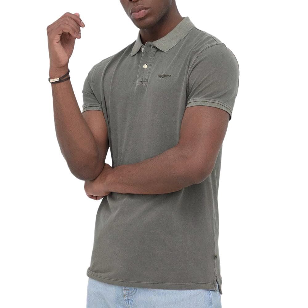 Polo Vert Homme Pepe Jeans Oliver Gd 1