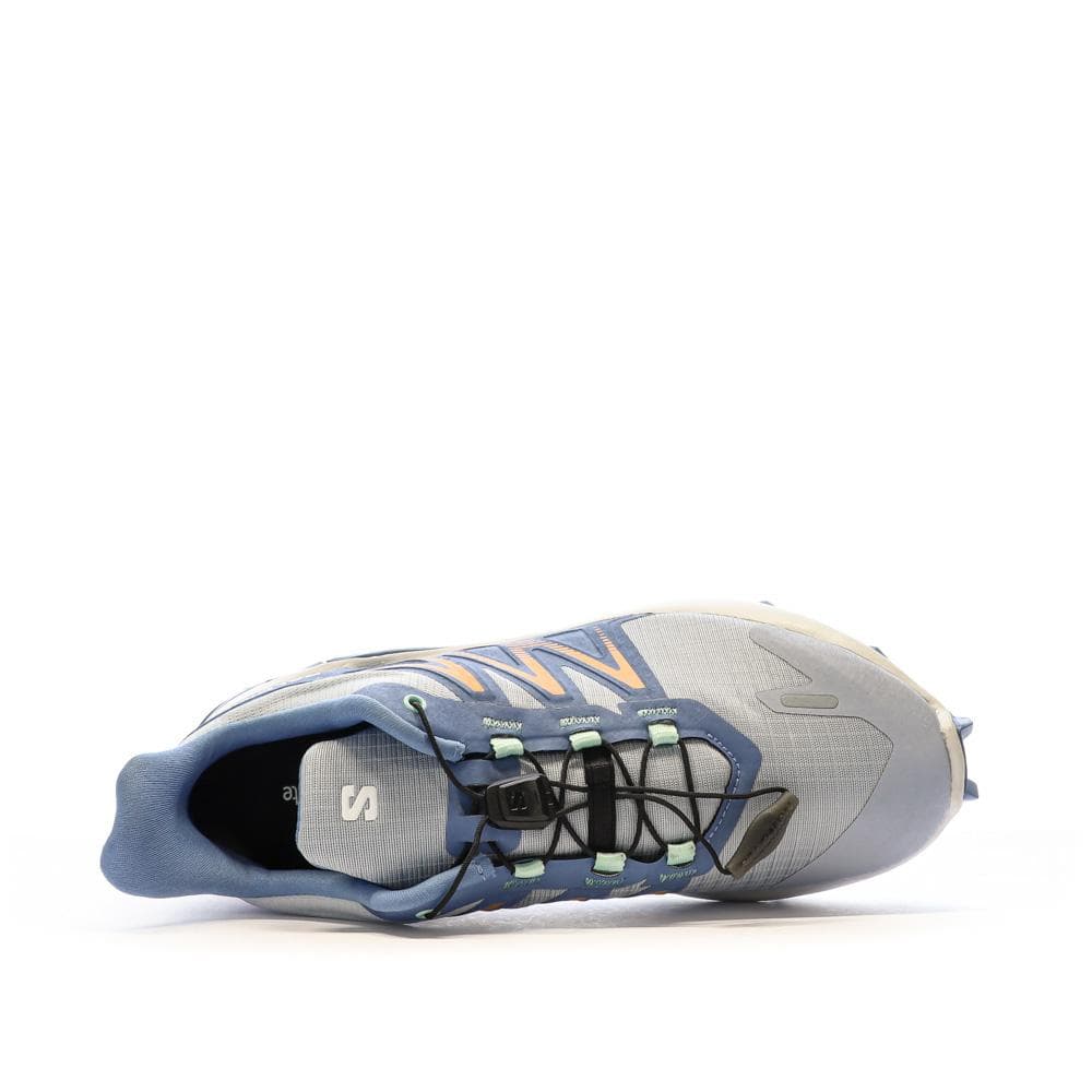 Chaussures de trail Bleu/Beige Femme Salomon Sagacross W 4
