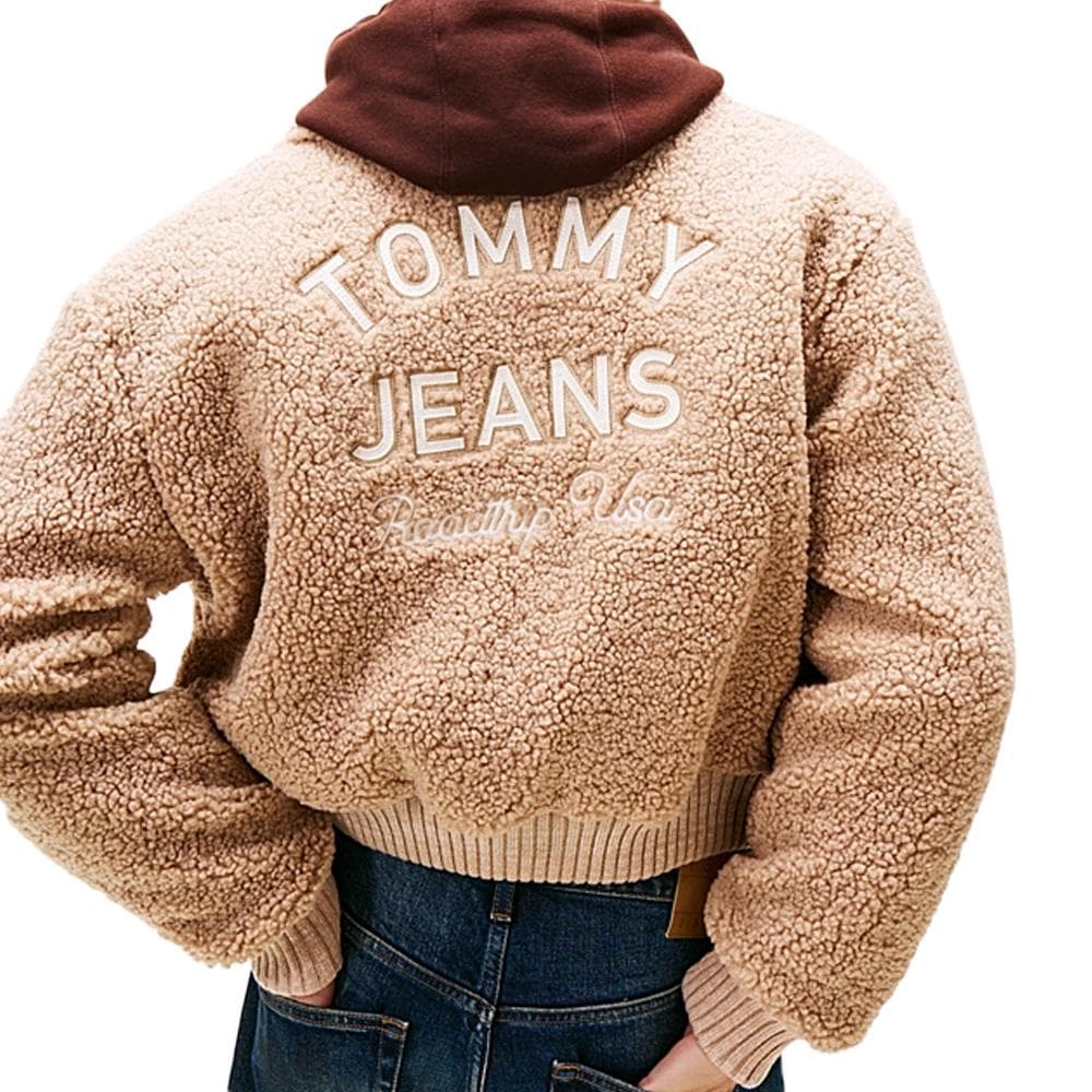 Veste Beige Femme Tommy Hilfiger Varsity 2