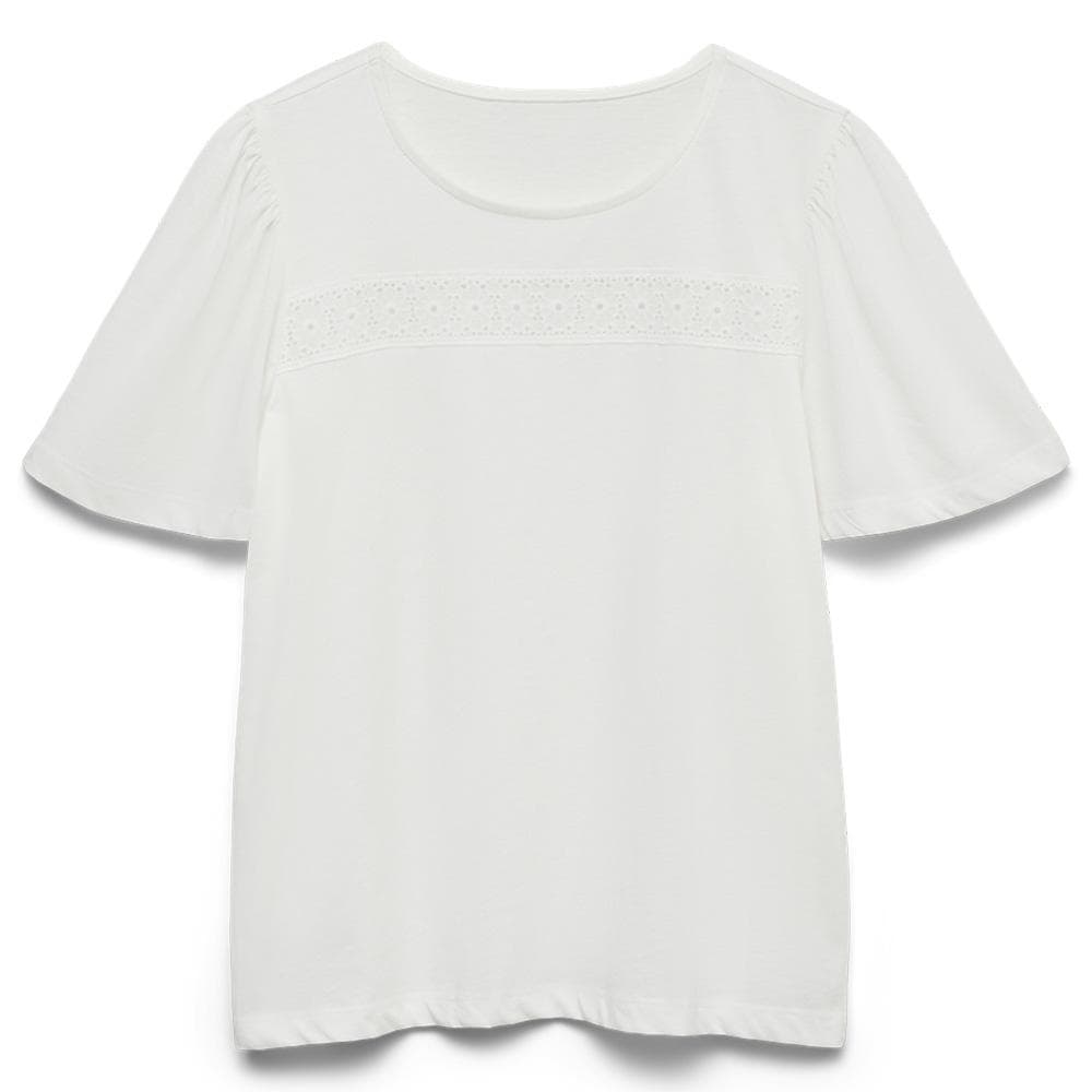 T-Shirt Blanc Femme Vero Moda Fomia 1