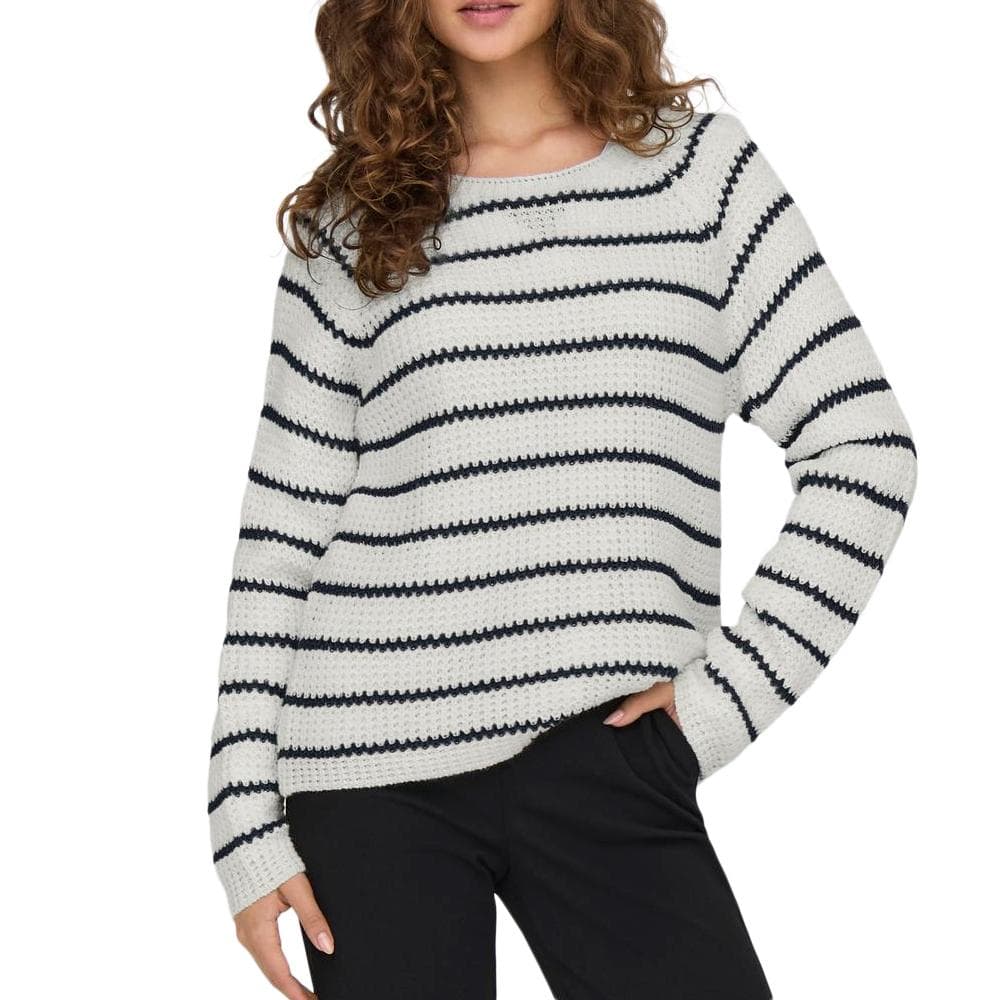 Pull Blanc/Noir Femme JDY Ellen 1