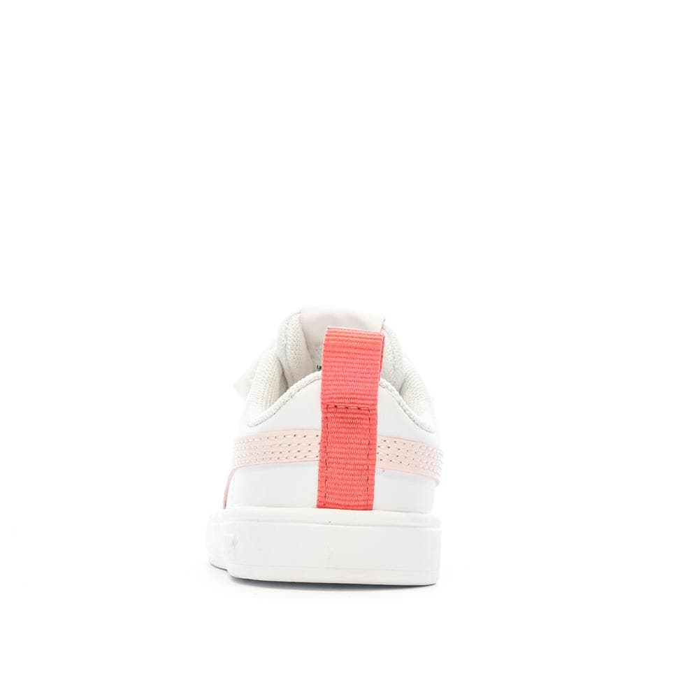 Baskets Blanche/Rose Fille Puma Rickie 3