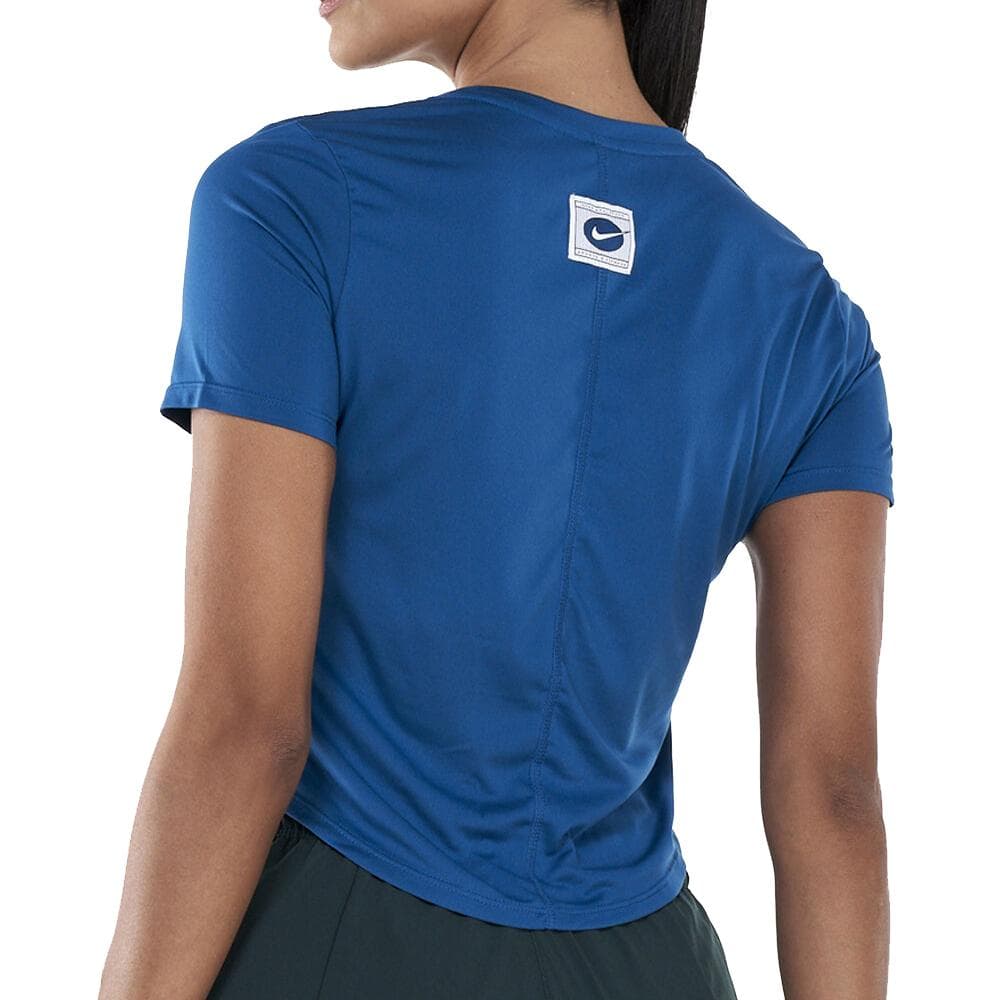 T-shirt Bleu Femme Nike One Df404 2