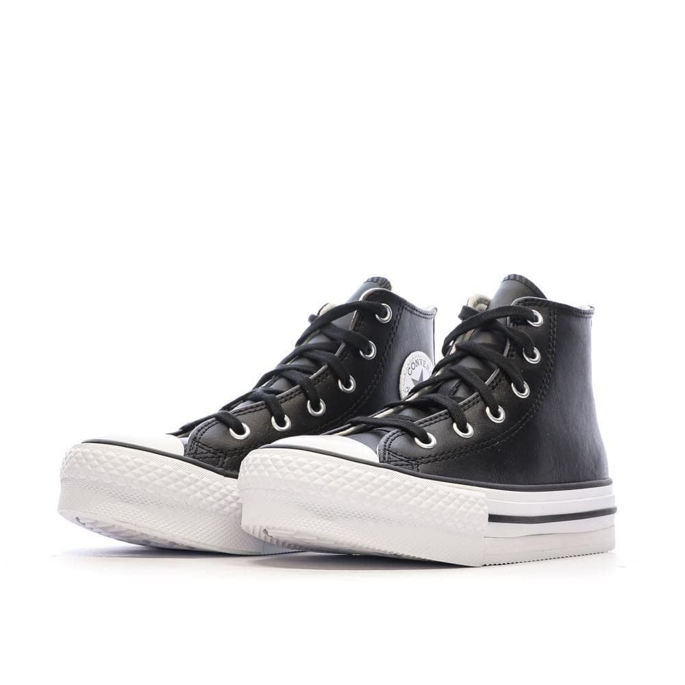 Baskets Noires Fille Converse All Star Eva 6