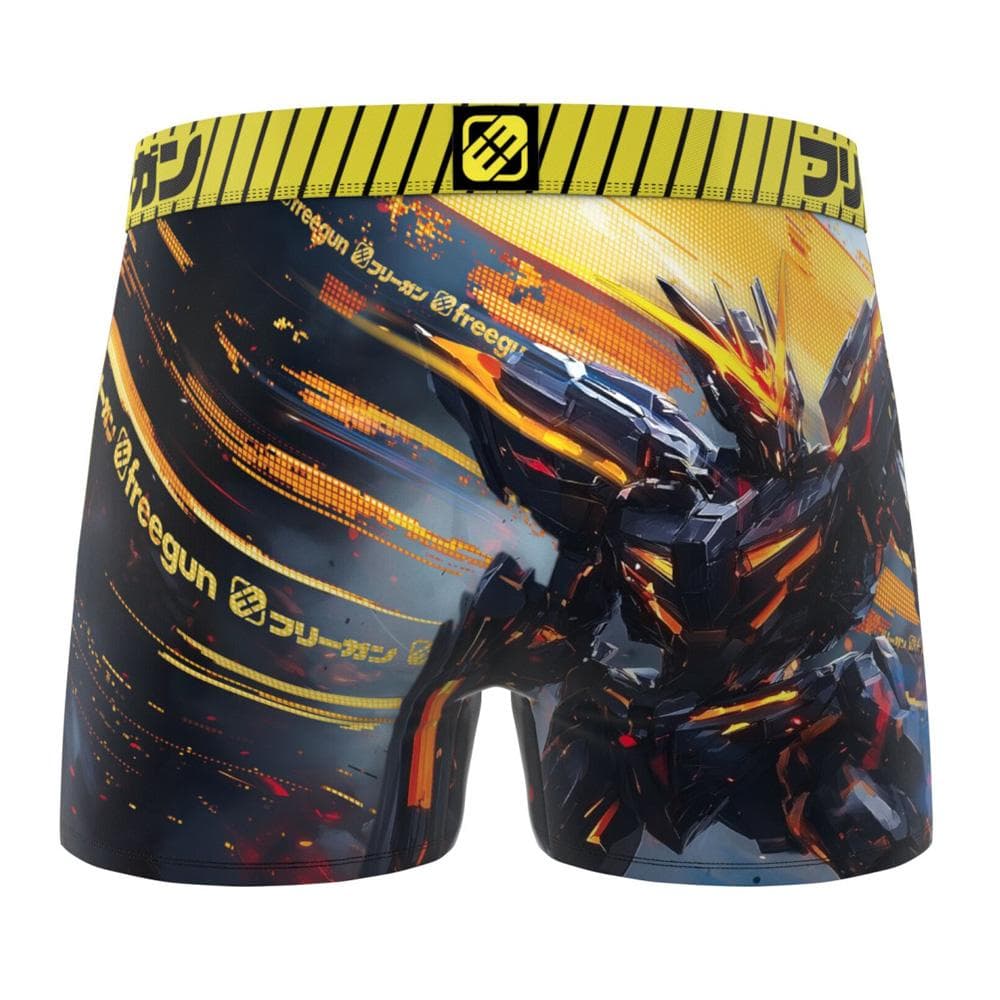 Boxer Noir/Jaune Garçon Freegun Monstre 2