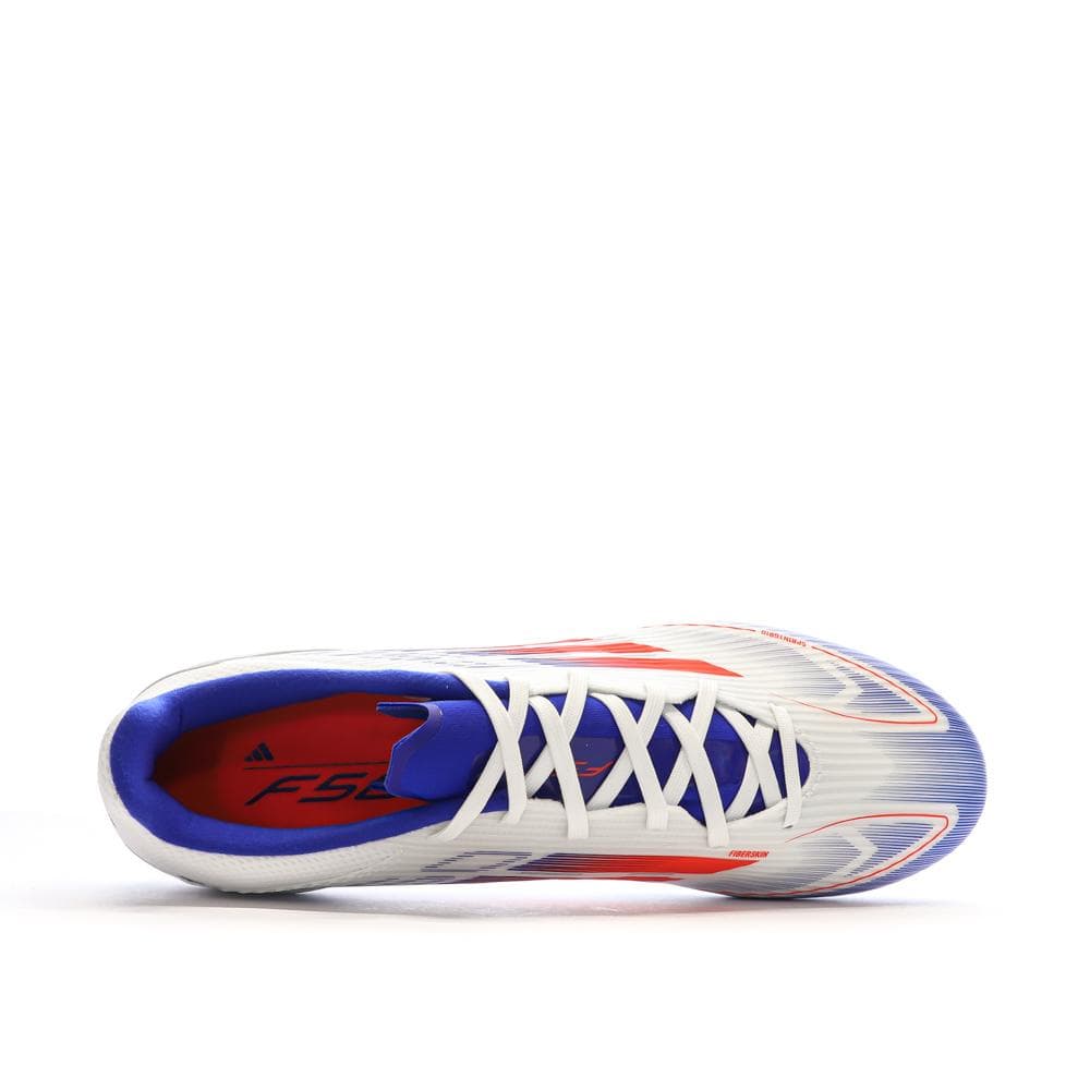 Chaussures de Foot Blanc/Bleu Adulte Adidas F50 League FG/MG 4