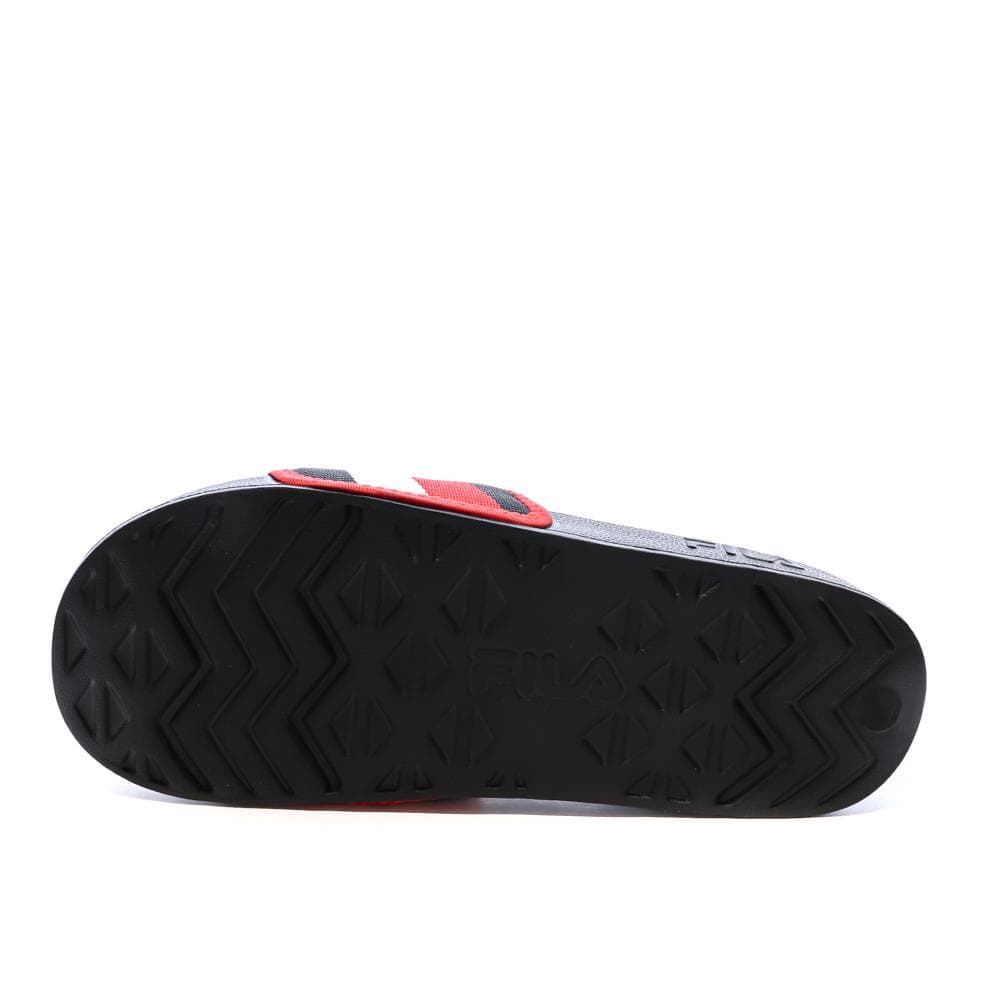 Claquettes Noires/Rouges Homme Fila Morro 3