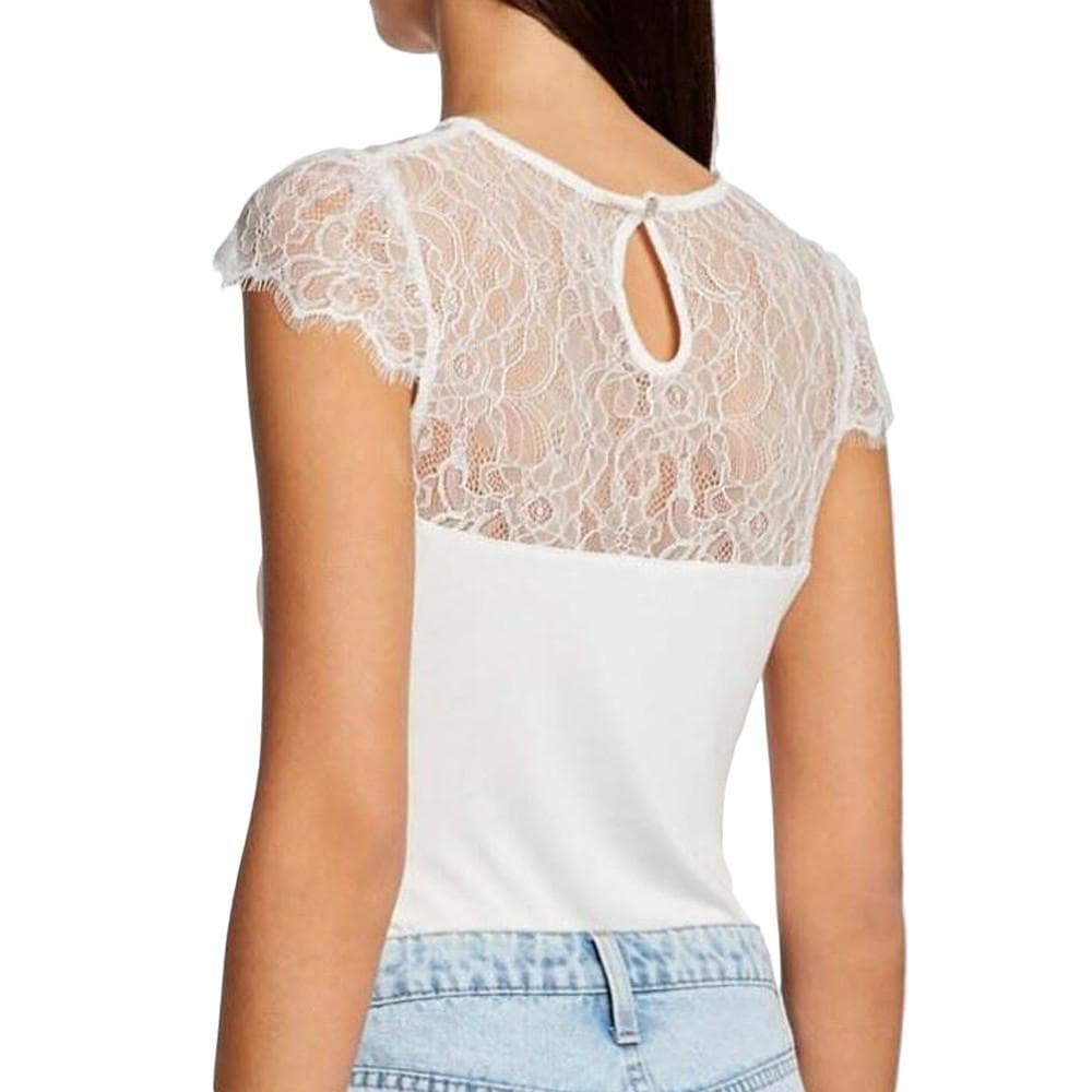 T-shirt Blanc Femme Morgan Giulia 2