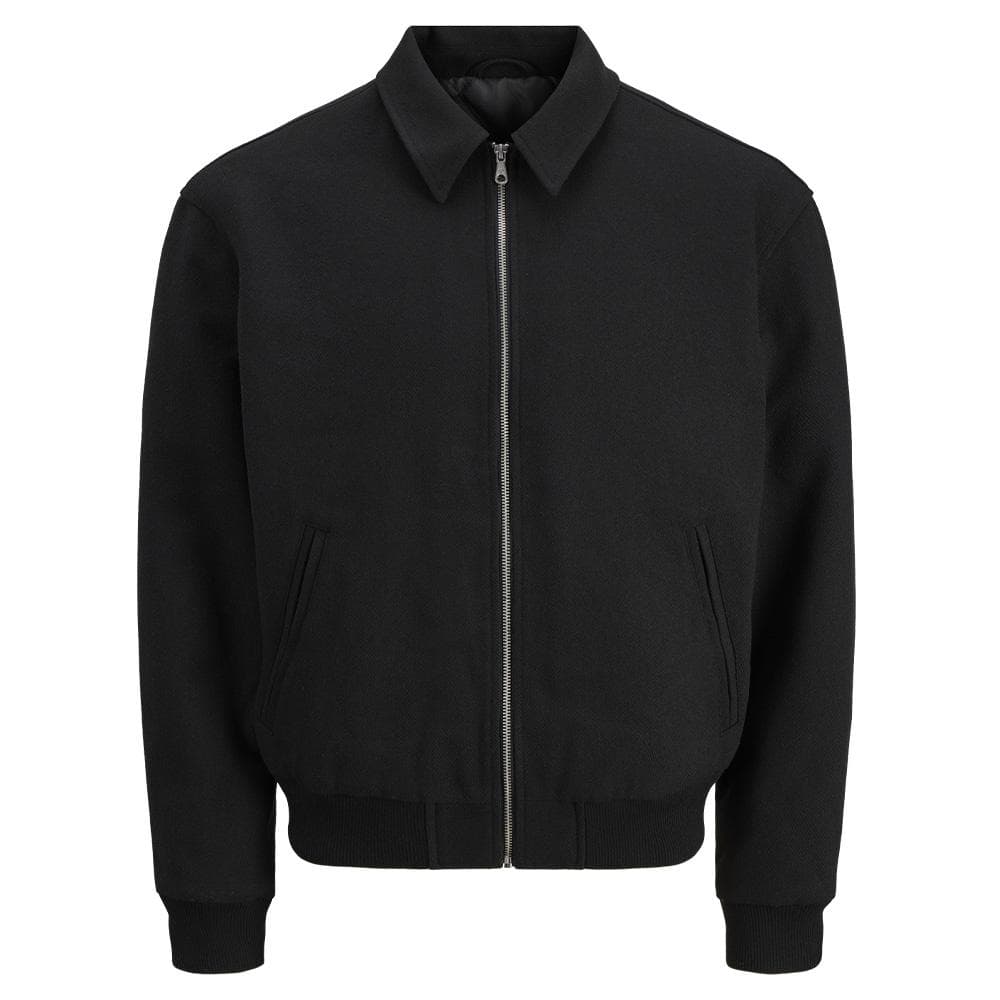 Veste Noire Homme Jack & Jones Cover Bomber 1