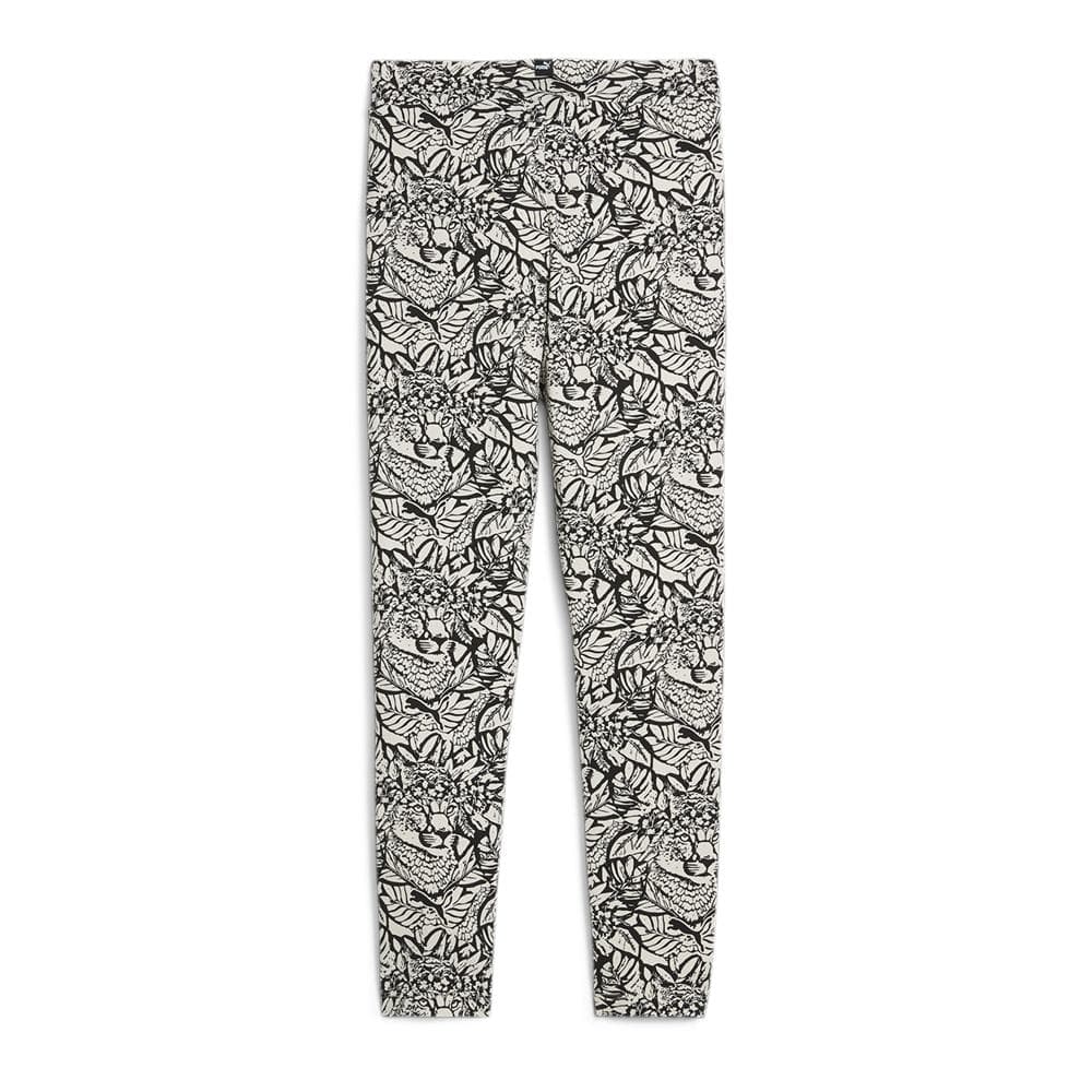 Legging Beige/Noire Fille Puma Aop 2
