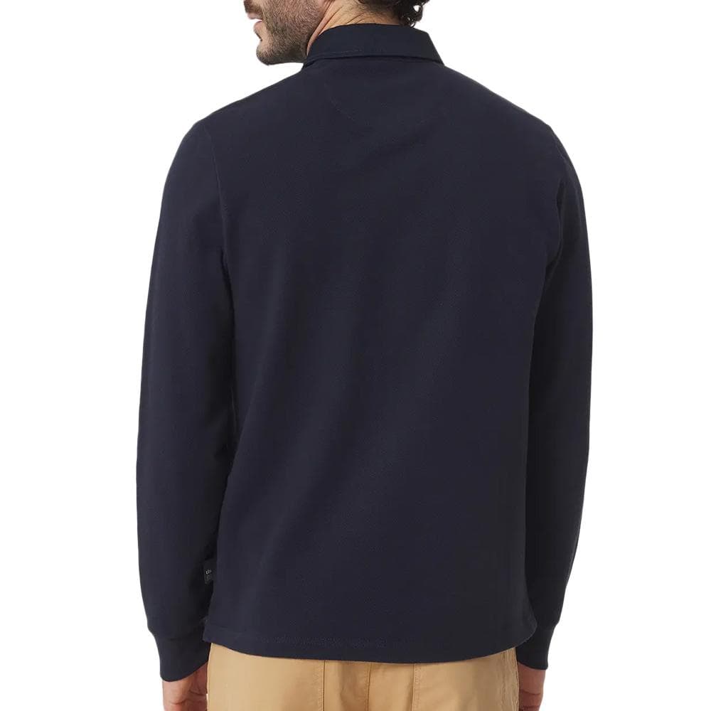 Polo Manches Longues Marine Homme TBS CAVEZPOL 2