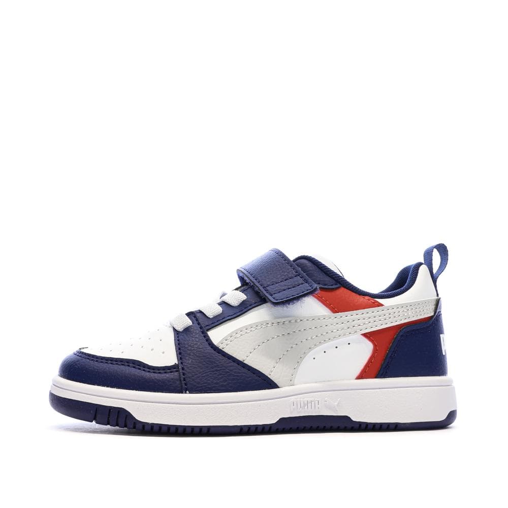Baskets Bleu/Blanc/Rouge Garçon Puma Rebound 1