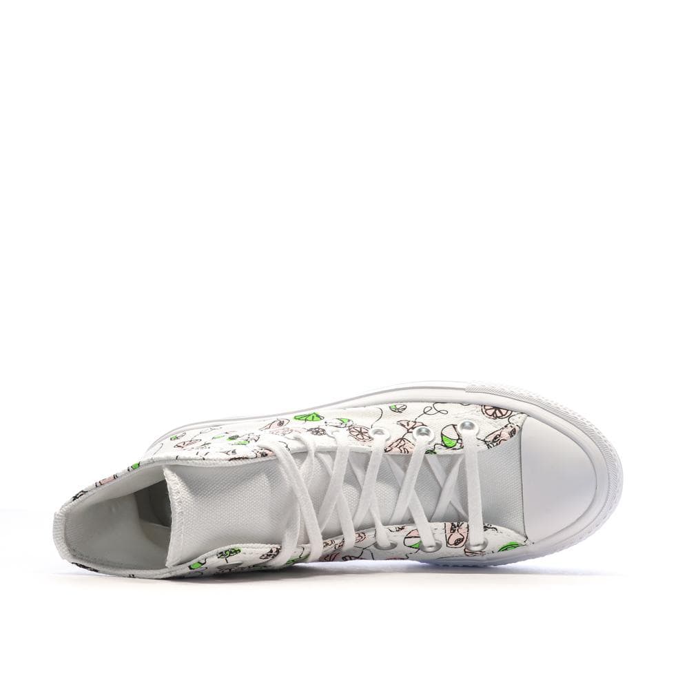 Baskets Blanches/Noires Femme Converse Lemonade 4