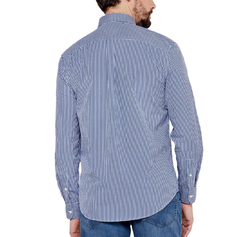 Chemise à Carreaux Bleu Homme Tommy Hilfiger Flex Poplin Gingham 2