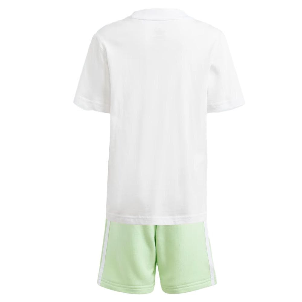 Ensemble Blanc/Vert Fille Adidas IR6935 2