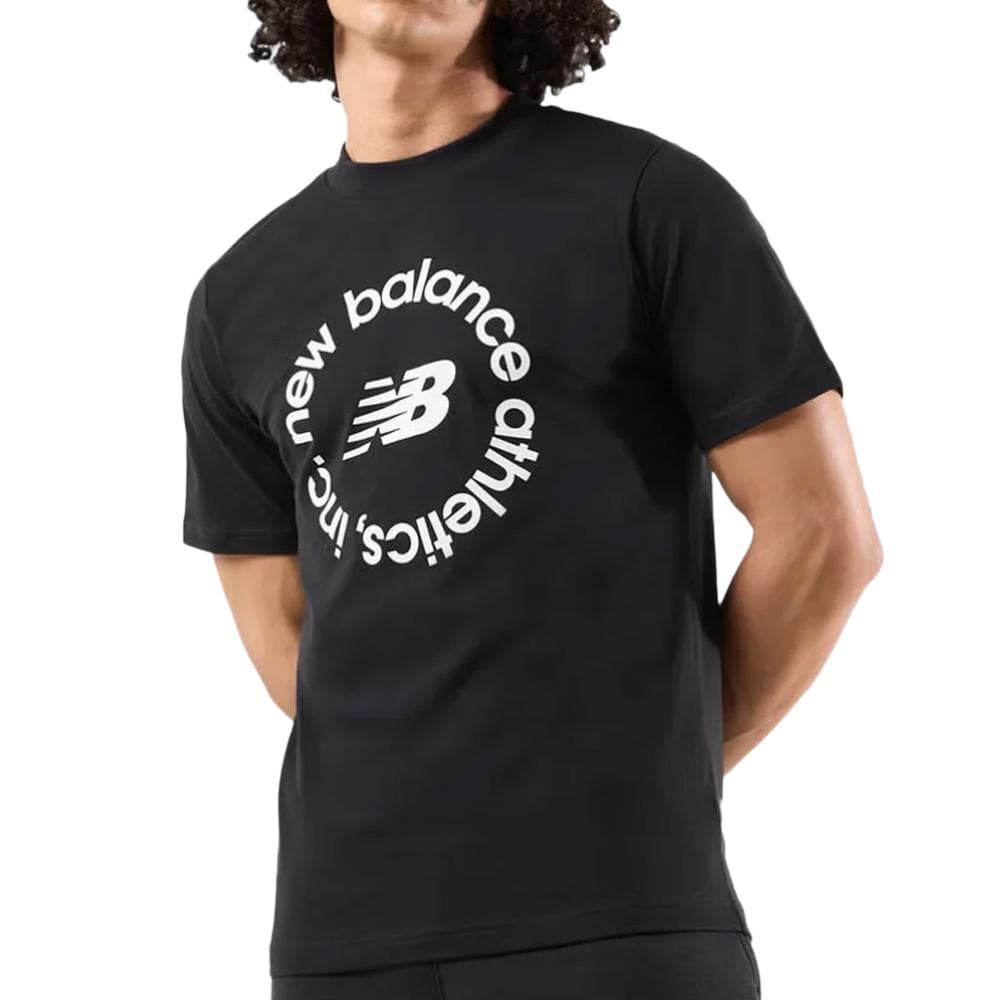T-shirt Noir/Blanc Homme New Balance Seasonal MT43907 1